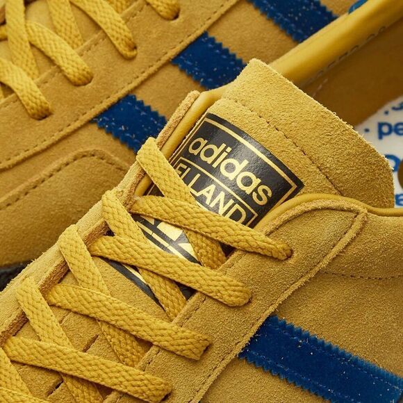 Adidas Elland SPZL 6 US 5.5 UK Spice Yellow Ash Blue SS20 Spezial Leeds United